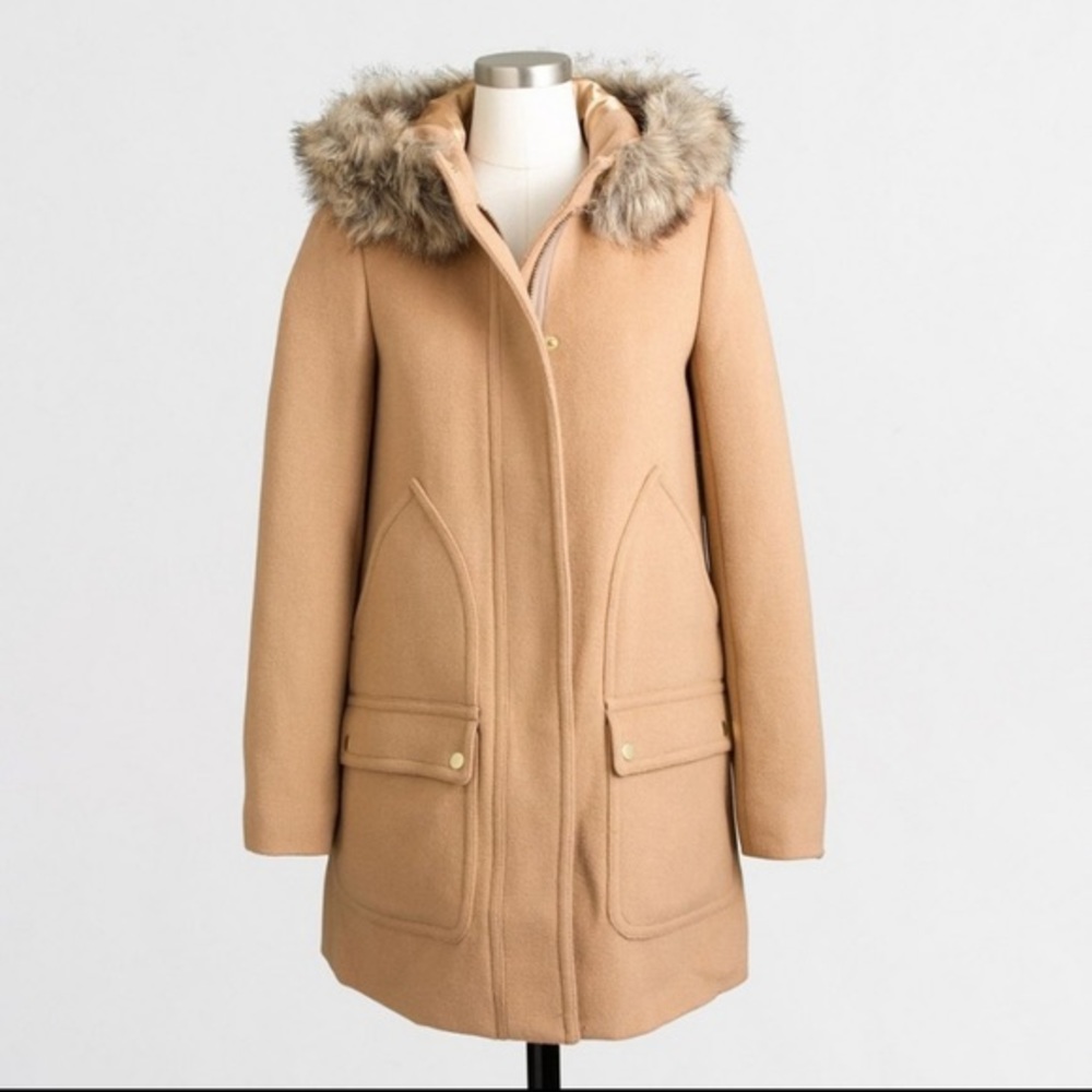 J. Crew Vail Parka - 00P Blush Pink